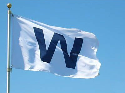 Cubs win flag